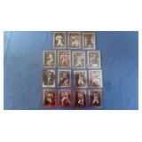 15 Topps Chrome Baseball Cards with 12 Rookies