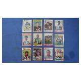 12 Vintage Football Cards inc. Blanda, Sherk