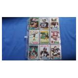 (27) Vintage Football Stars VG-NM