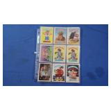 Mixed Years Vary Between 1985-1987 Topps Garbage