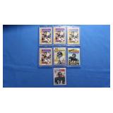 (7) Walter Payton Cards VG-EX Inc. (4) 1978,