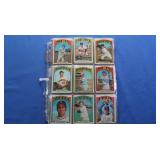 (45) 1972 Topps Baseball Cards Good-EX