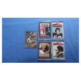 5 Vintage NFL Cards EX-Mint inc Ham, Allen,