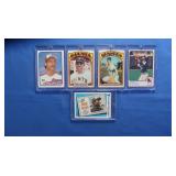 (5) High Profile Vintage Baseball Cards Good-NM