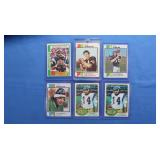 (6) Vintage NFL QB Cards VG-EX Inc. Stabler,