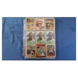 54 VIntage Baseball Star Cards of Various years