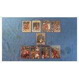 Nine NM-Mint Michael Jordan cards. inc. 6 Skybox