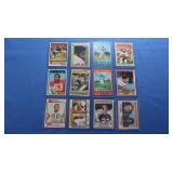 12 Vintage Football Cards inc Yepremian, Largent,