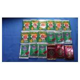 (18) Sealed Baseball Wax Packs Mixed Yrs. &