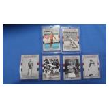 Six U.S. Olympic Hall of Fame Cards NM+-MINT inc.