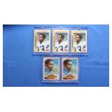 (5) Tony Dorsett Cards NM-Mint Inc. (2) 1980, (3)