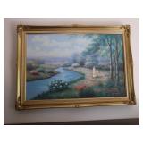 Framed Artwork 41x29.75", signed