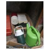 Small Coleman Cooler, 2 Coleman Water Jugs &