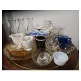 Assortment of Glass Coffee Cups,Wine Carafes,Shot