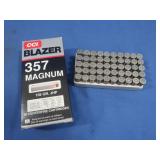50Ct .38 S&W;50Ct .357 Mag,158gr Blazer