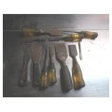 A Variety of Chisels & Scrapers