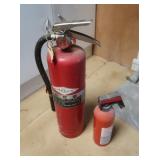 Two Fire Extinguishers,Large Industrial Amerex
