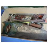 Variety of Hack Saws,2 Coping Saws,Knife,Clamps,