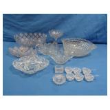 Vintage Cut Glass&Crystal Dishes