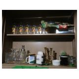 Two Shelves of Collectible Coca-Cola Holiday