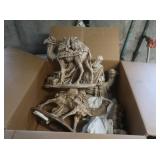 3 -11" Ceramic Atlantic Mold Camels,Small Baby in