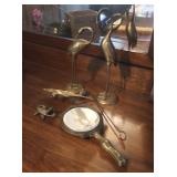 Brass Hand Mirror & Brass Home Decor