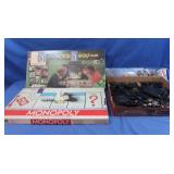 Monopoly,The VCR Golf Game,Kite-NIP &more