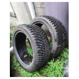 2 Like New 225/45 R17 Tubeless Tires