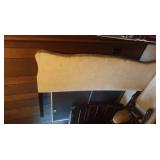 Vinyl covered Bed Headboard 53x2x37",Poor