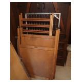 Vintage Wooden Crib, approx. 51x26.5x43", for