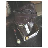 Various Golf Irons,Putters,Carry Bag, Misc Golf