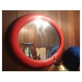 Metal Framed Wall Mirror 29x22.5"