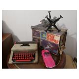 Vintage Happi-Time Metal Typewriter&Mattel Space