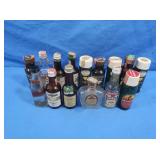Mini Bottles adv. Alcoholic Beverages-Empty