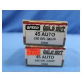 40Ct.45 Auto,230gr-40Ct