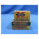 50Ct .32 Auto,71gr,Western;43Ct .32 Auto,71gr