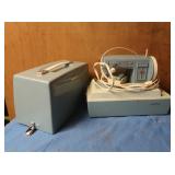 Sister Elec. Mini Sewing Machine in Blue Case,
