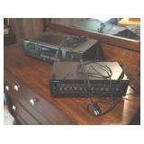 Pioneer Dual Cassette Deck & Vintage Numark EQ