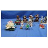 Vintage Capodimonte Flower Sculptures &other Home