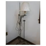 Metal Based Floor Lamp 57" &Standing Metal Candle