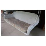 Hanging Wicker Porch Swing Padded, 5