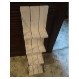 Wall Hanging Shelf Unit, 7.5x32"L