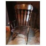 Vintage Nichols & Stone wooden Rocking Chair,