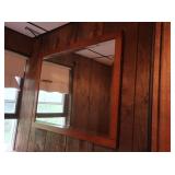 Antique 41x31" Wall Mounted Mirror