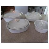 Corning Ware Casserole Dishes &Lids