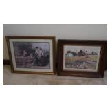 Two Decorative Pictures. One 14.5x18" & one