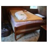 56x79" Wooden Bed Frame(Does not include box