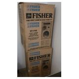 A Set of 2 Fisher ST-740 Speakers, Inc. Woofer,