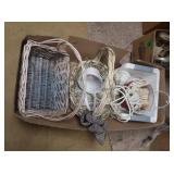 Several Decorative Wicker Baskets,Clothes