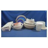 Plastic&Metal Mixing Bowls,Storage